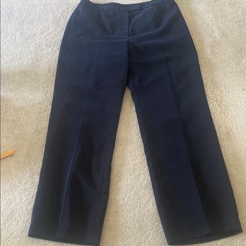 Kasper Navy Wide Leg Women's Pants